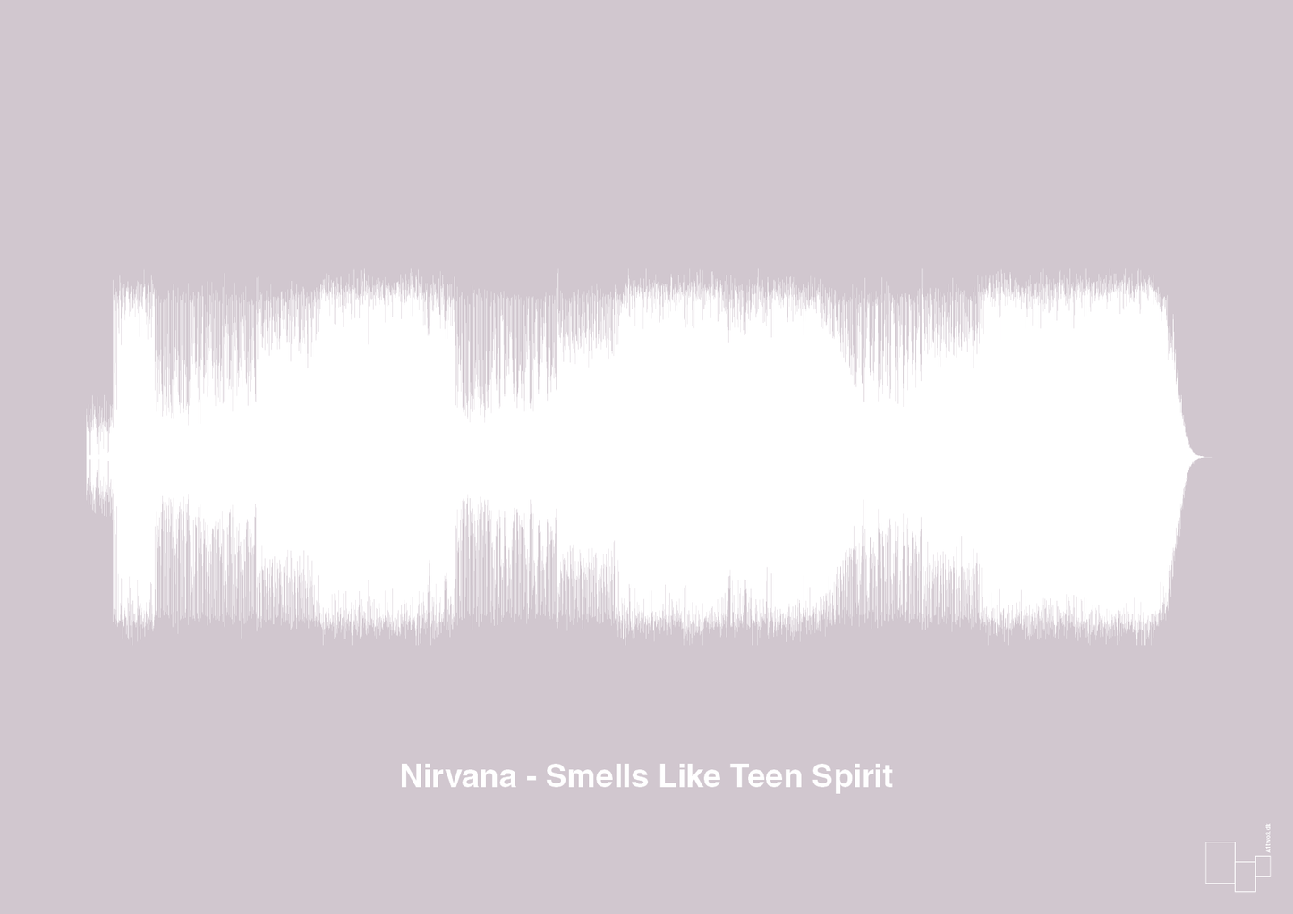 nirvana - smells like teen spirit - Plakat med Musik i Dusty Lilac