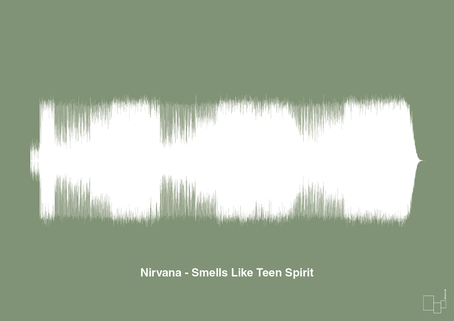 nirvana - smells like teen spirit - Plakat med Musik i Jade