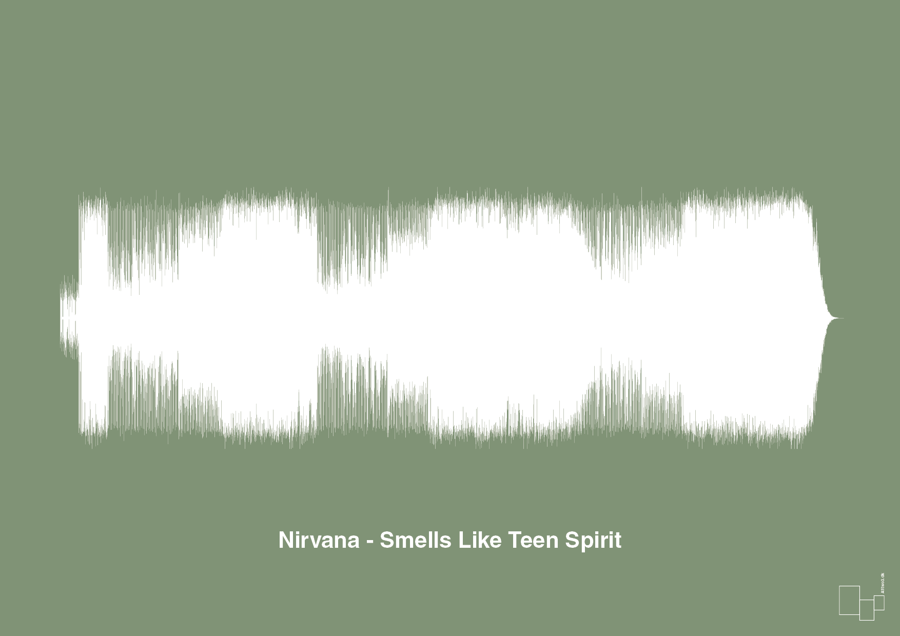 nirvana - smells like teen spirit - Plakat med Musik i Jade