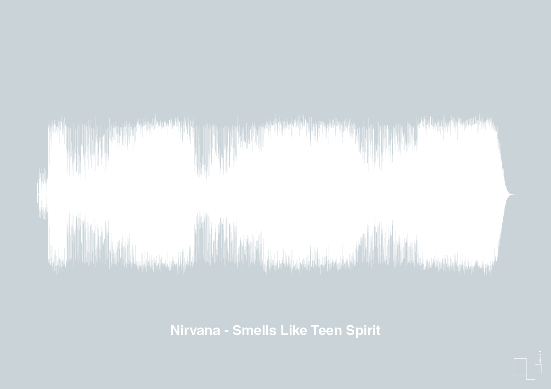 nirvana - smells like teen spirit - Plakat med Musik i Light Drizzle