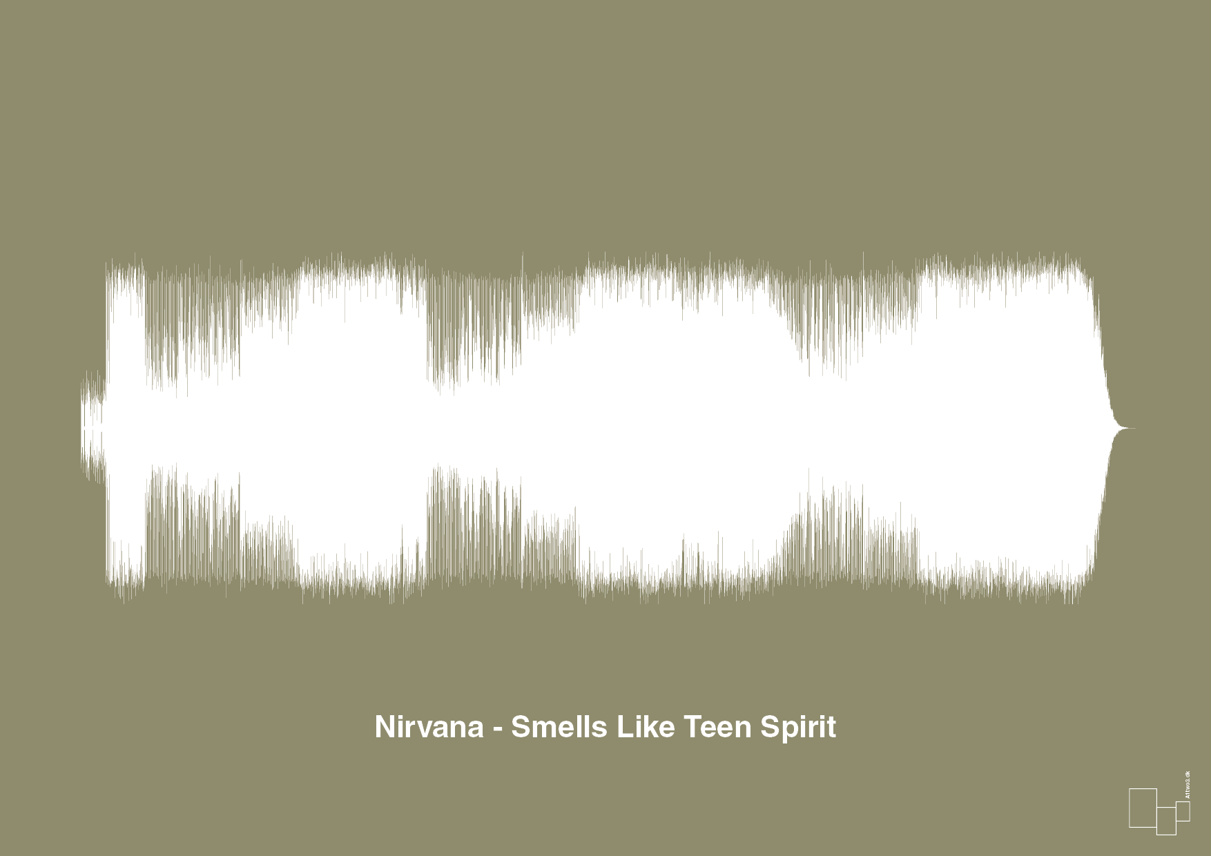nirvana - smells like teen spirit - Plakat med Musik i Misty Forrest