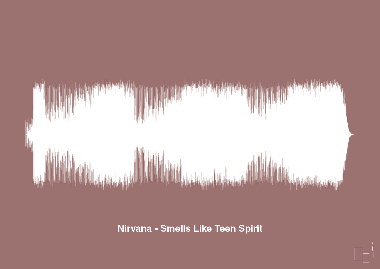 nirvana - smells like teen spirit - Plakat med Musik i Plum