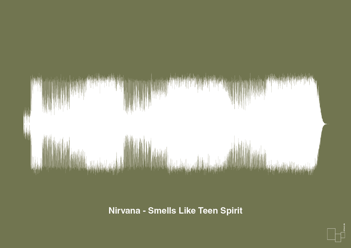 nirvana - smells like teen spirit - Plakat med Musik i Secret Meadow