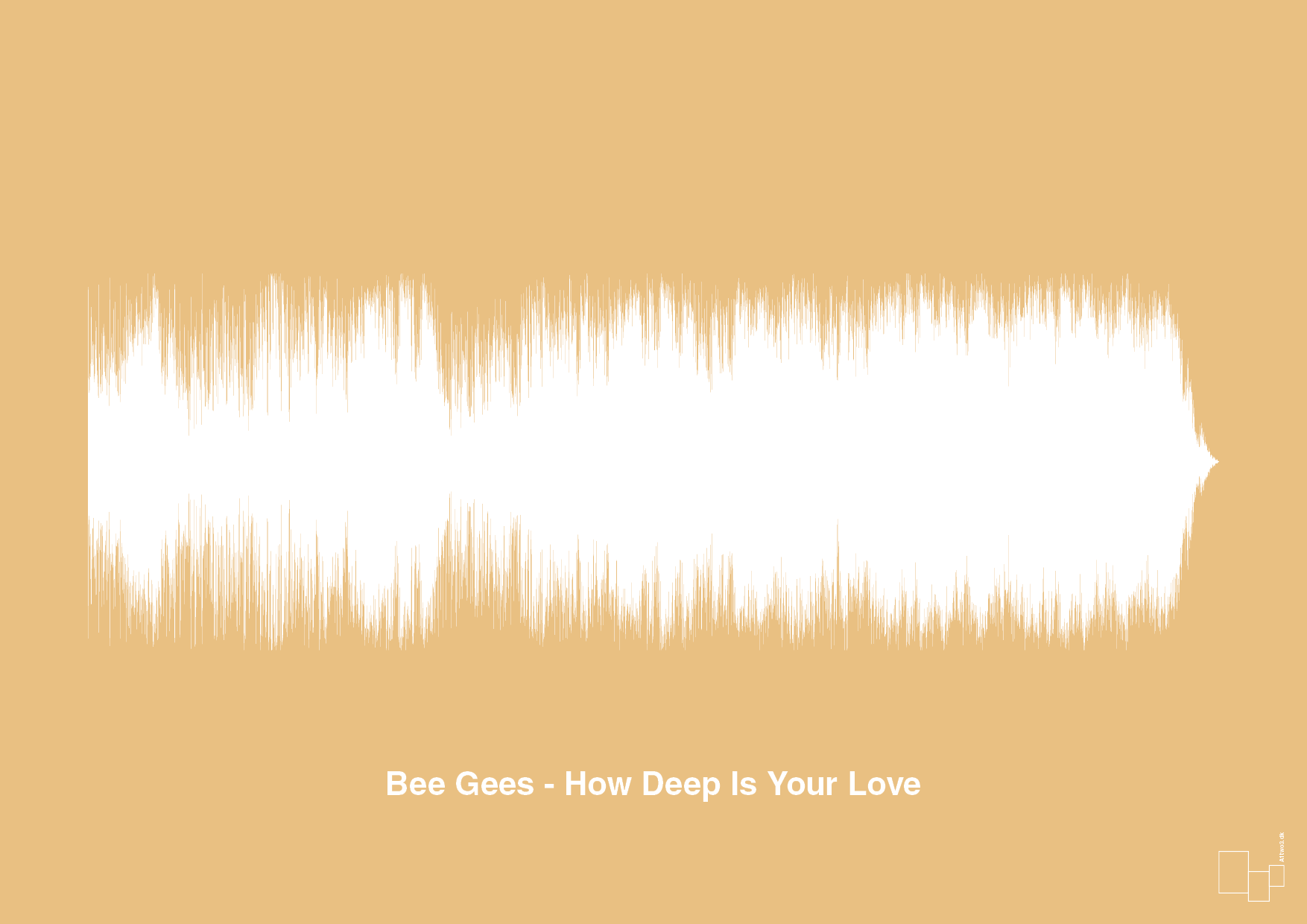 bee gees - how deep is your love - Plakat med Musik i Charismatic
