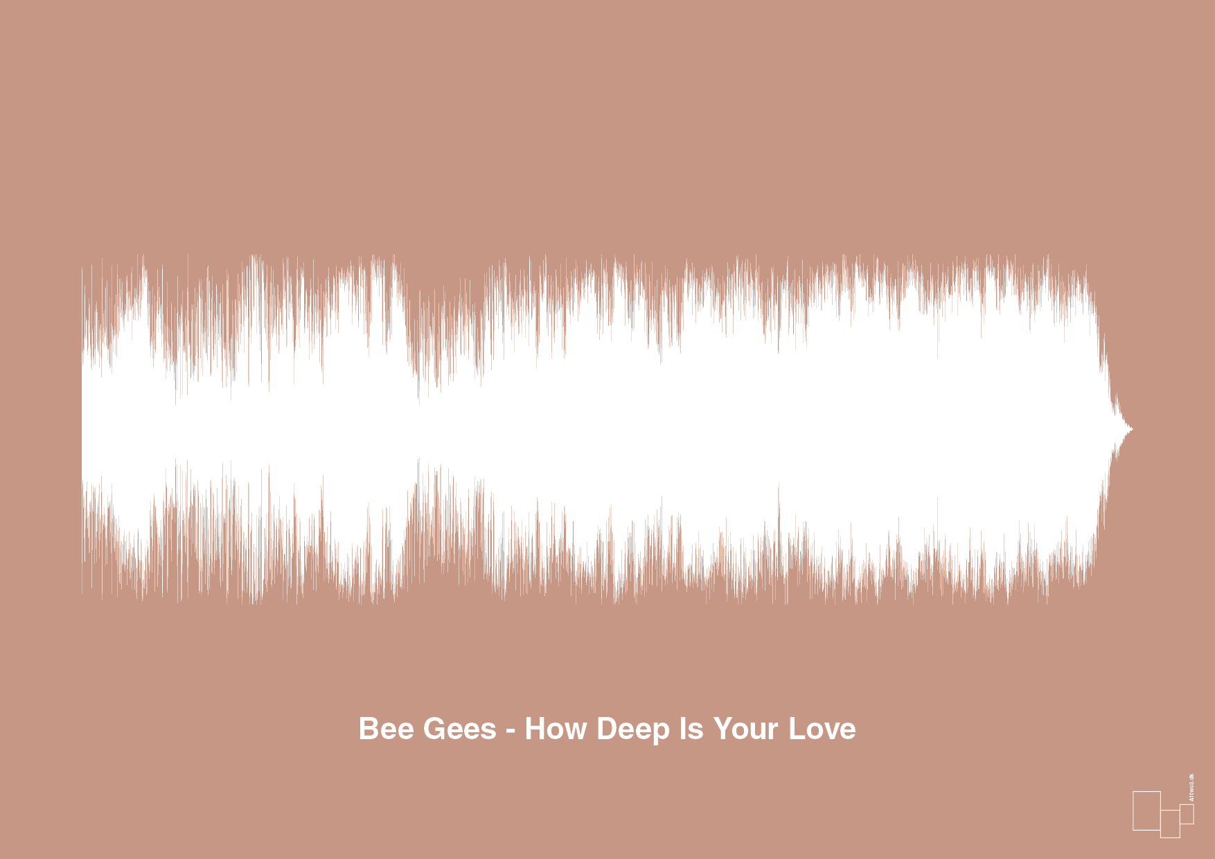 bee gees - how deep is your love - Plakat med Musik i Powder