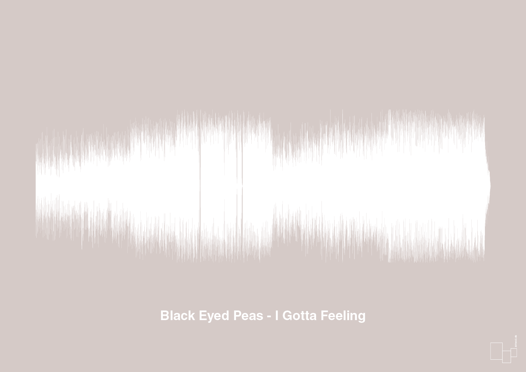 black eyed peas - i gotta feeling - Plakat med Musik i Broken Beige