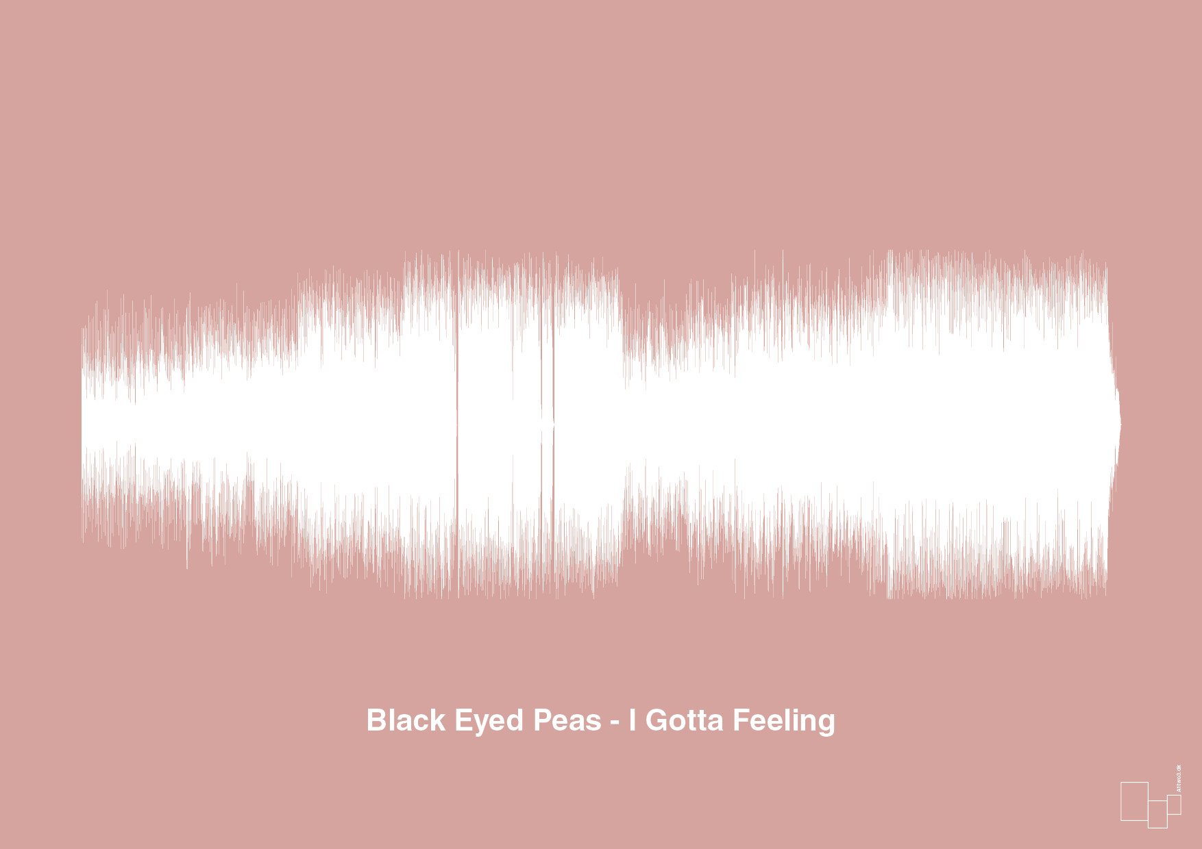 black eyed peas - i gotta feeling - Plakat med Musik i Bubble Shell