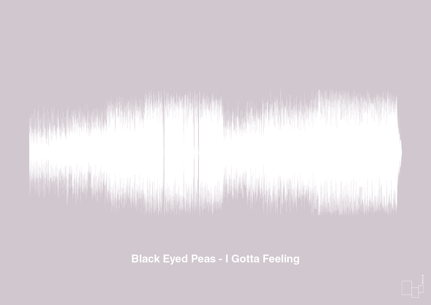 black eyed peas - i gotta feeling - Plakat med Musik i Dusty Lilac