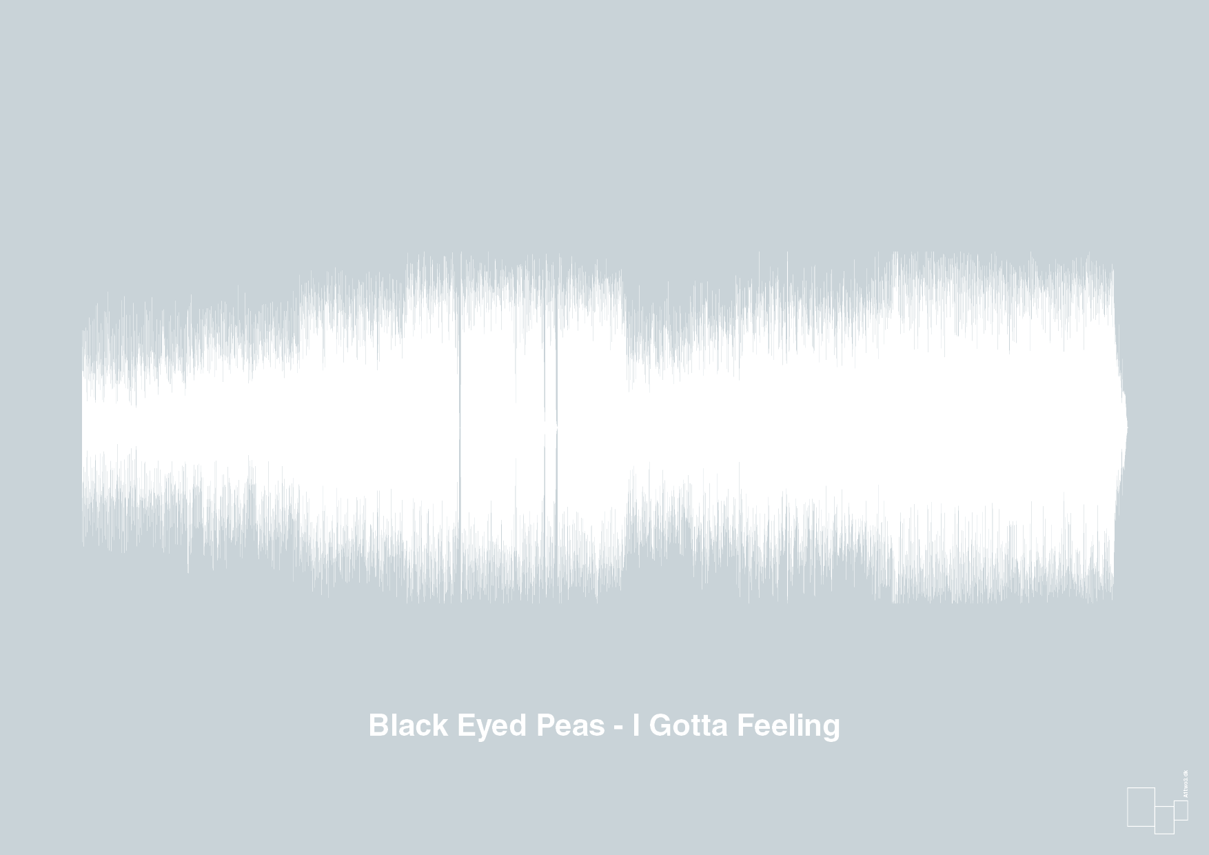 black eyed peas - i gotta feeling - Plakat med Musik i Light Drizzle