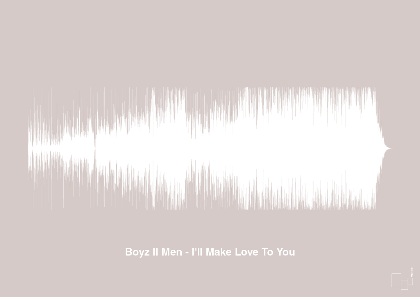 boyz II men - i'll make love to you - Plakat med Musik i Broken Beige