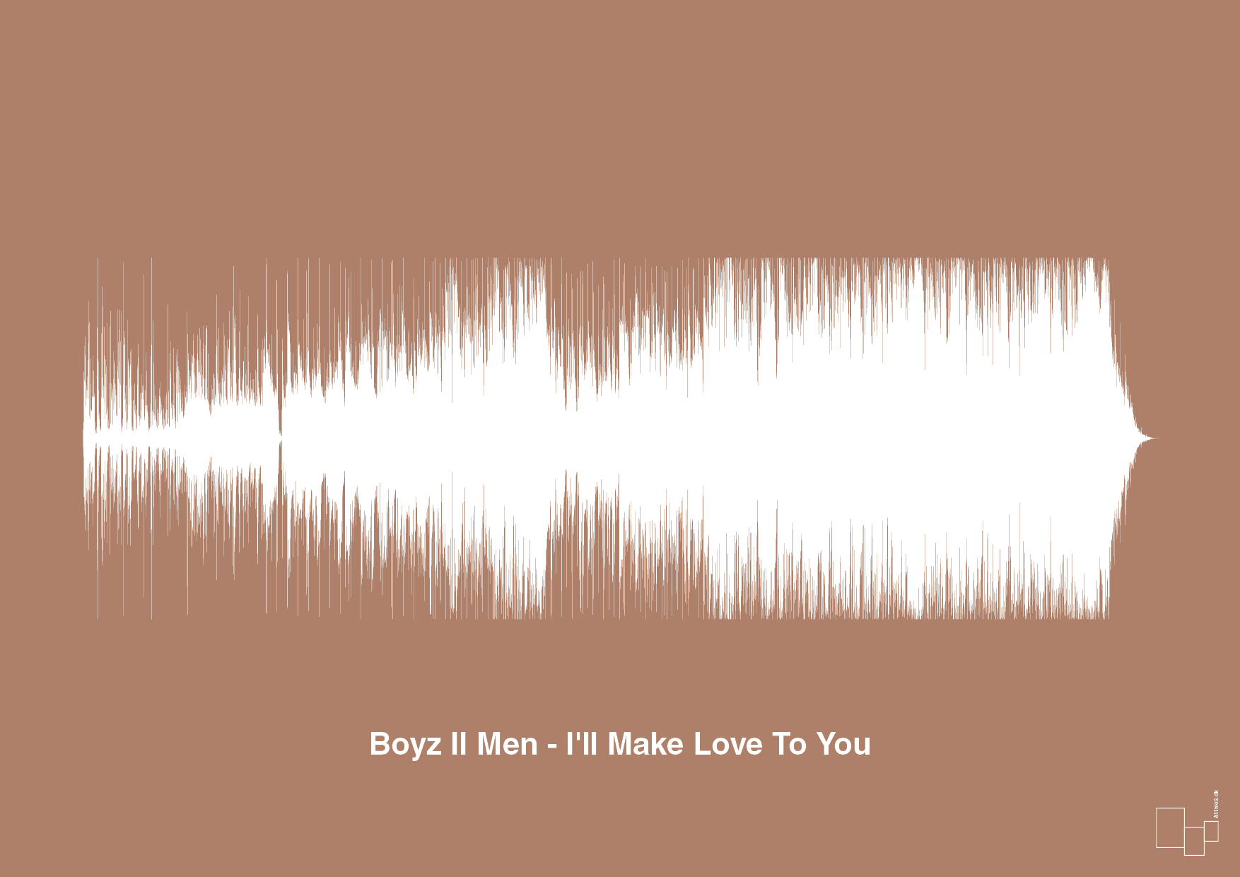 boyz II men - i'll make love to you - Plakat med Musik i Cider Spice