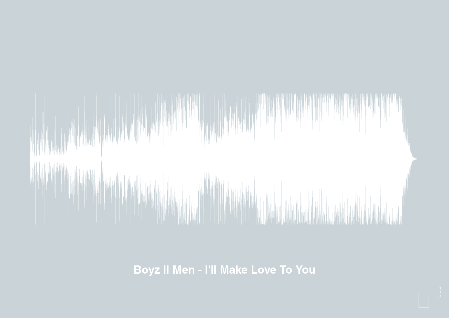 boyz II men - i'll make love to you - Plakat med Musik i Light Drizzle