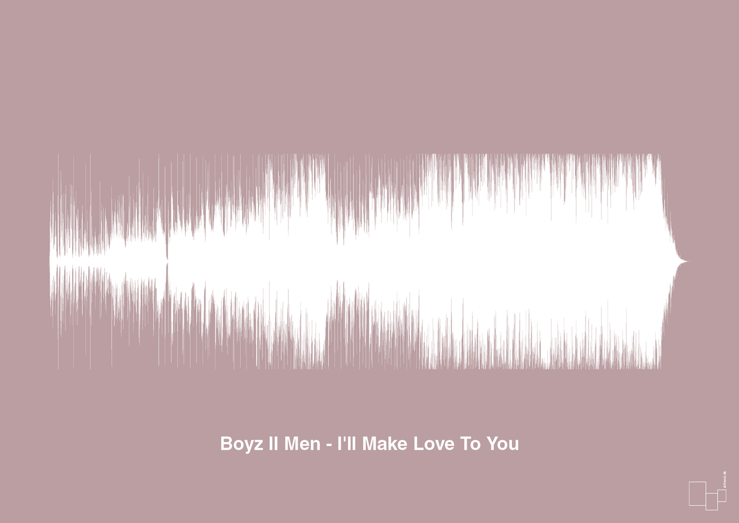 boyz II men - i'll make love to you - Plakat med Musik i Light Rose