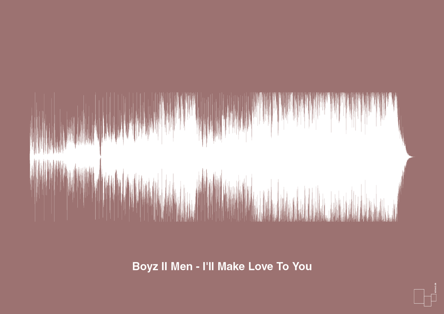 boyz II men - i'll make love to you - Plakat med Musik i Plum