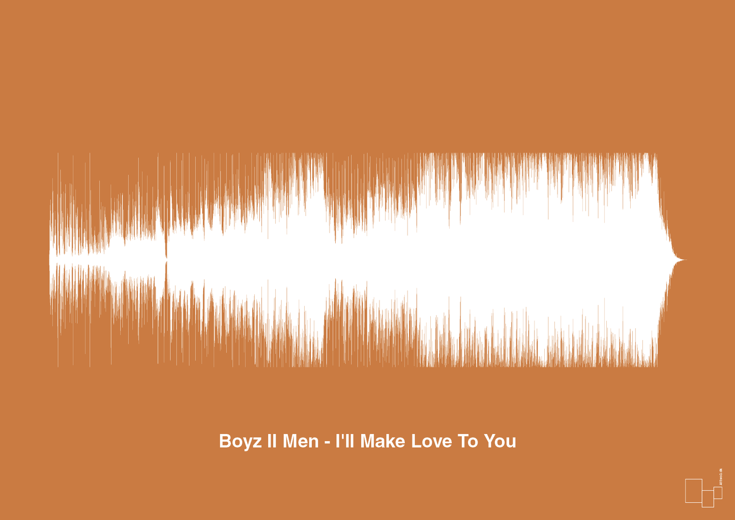 boyz II men - i'll make love to you - Plakat med Musik i Rumba Orange