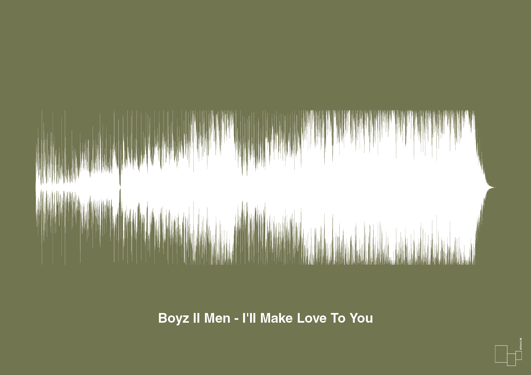 boyz II men - i'll make love to you - Plakat med Musik i Secret Meadow