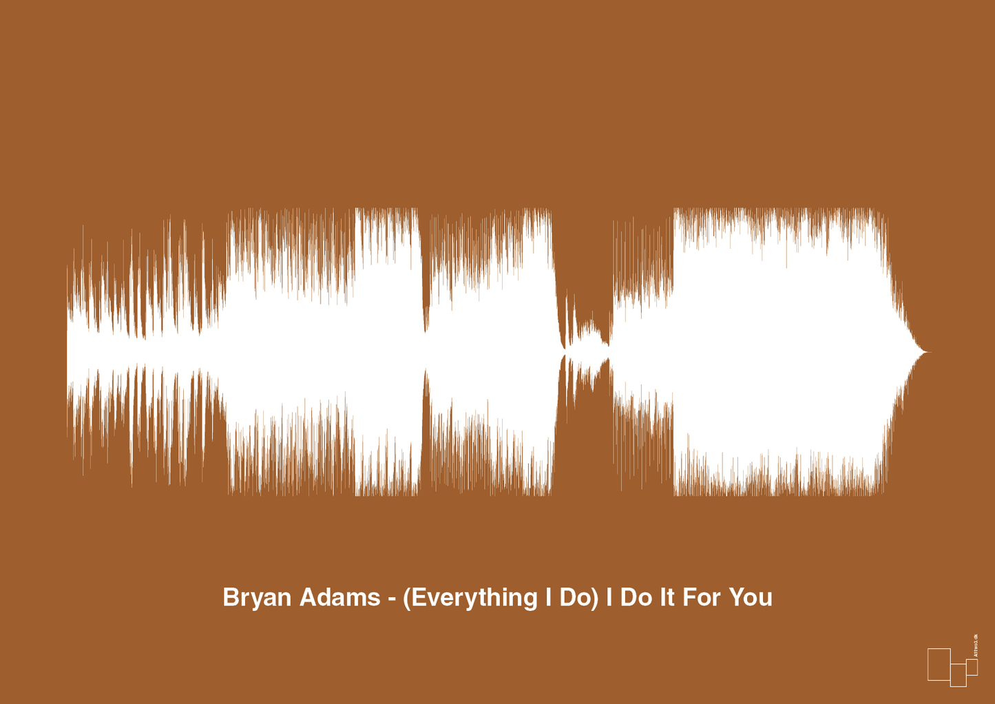 bryan adams - (everything i do) i do it for you - Plakat med Musik i Cognac