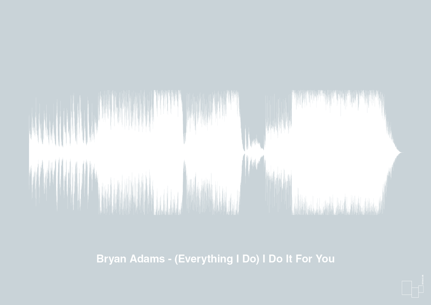 bryan adams - (everything i do) i do it for you - Plakat med Musik i Light Drizzle