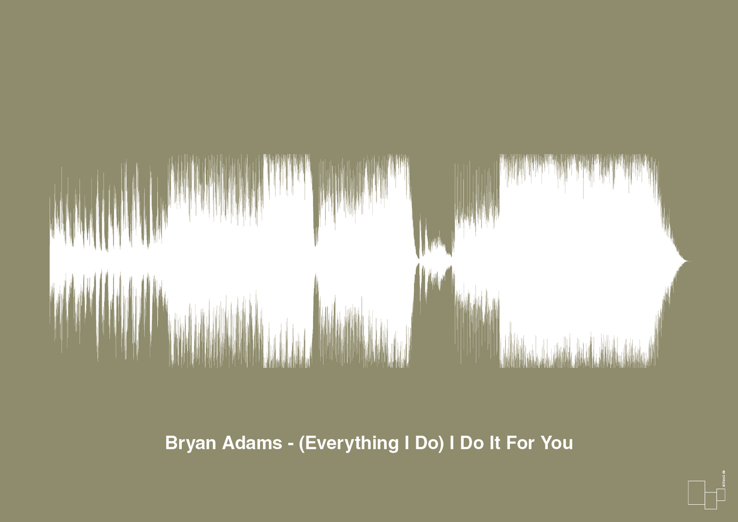 bryan adams - (everything i do) i do it for you - Plakat med Musik i Misty Forrest