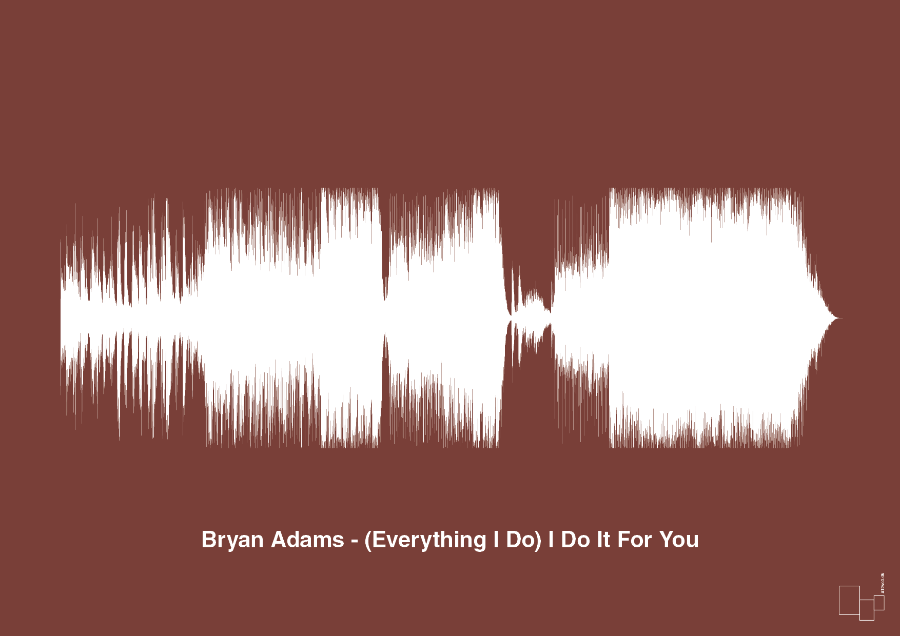 bryan adams - (everything i do) i do it for you - Plakat med Musik i Red Pepper