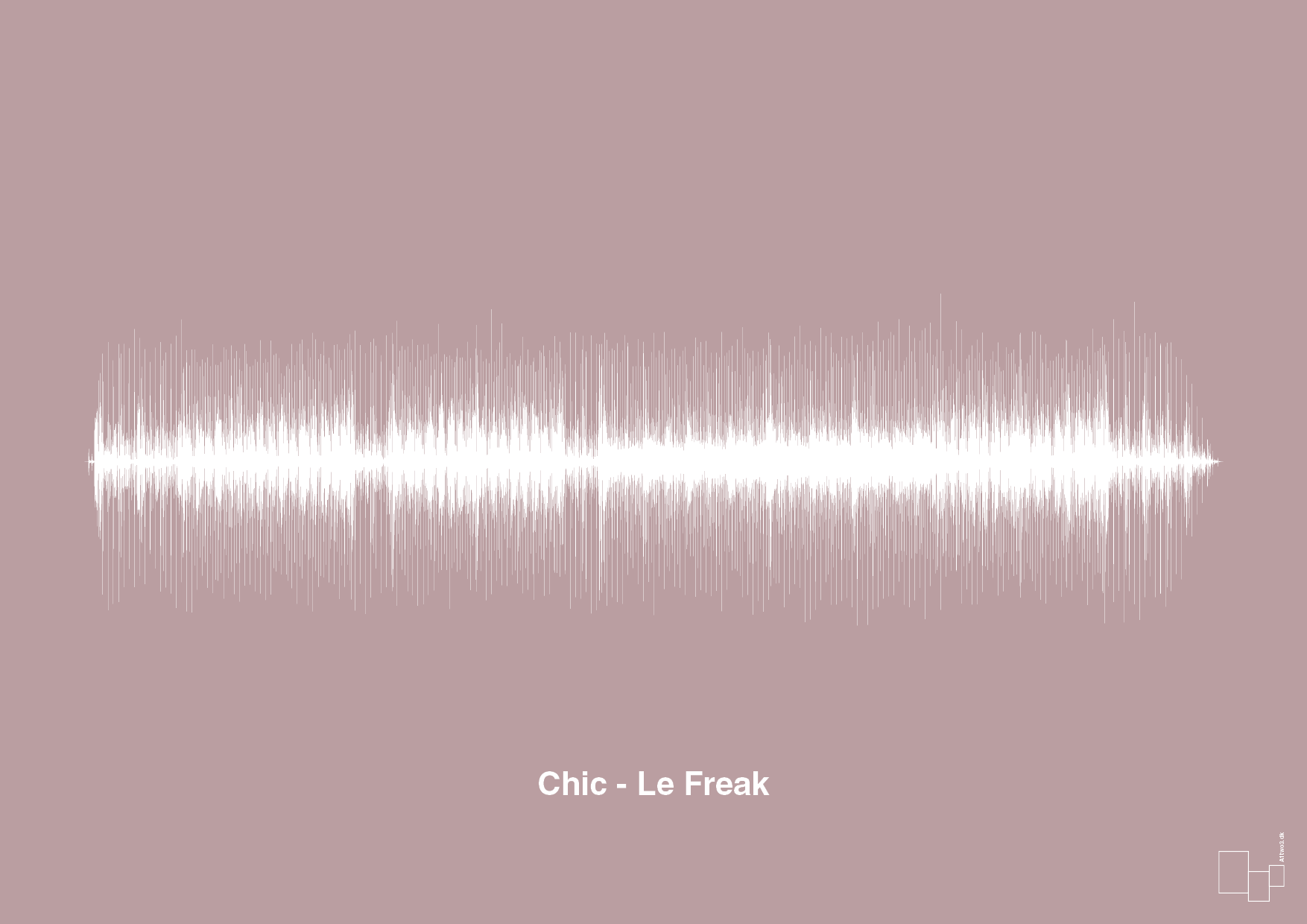 chic - le freak - Plakat med Musik i Light Rose
