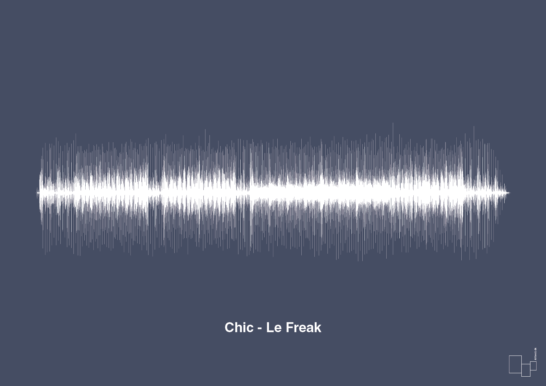 chic - le freak - Plakat med Musik i Petrol