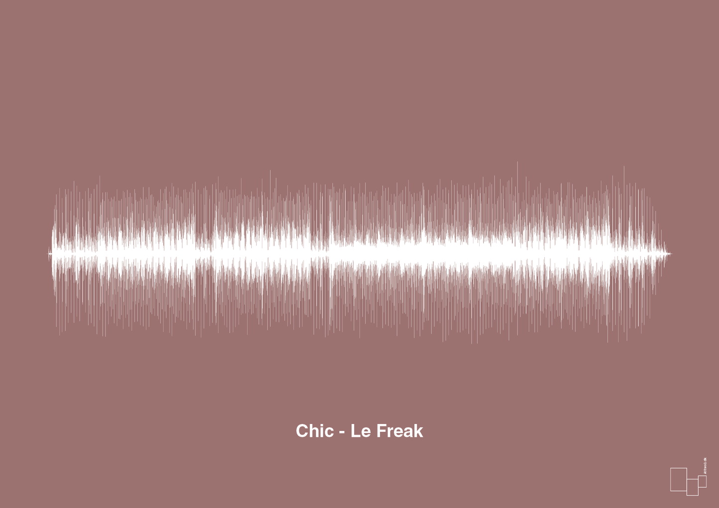 chic - le freak - Plakat med Musik i Plum