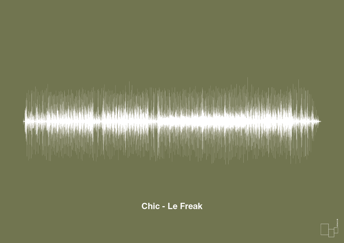 chic - le freak - Plakat med Musik i Secret Meadow