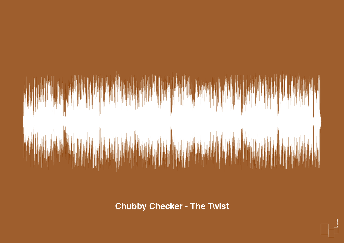 chubby checker - the twist - Plakat med Musik i Cognac