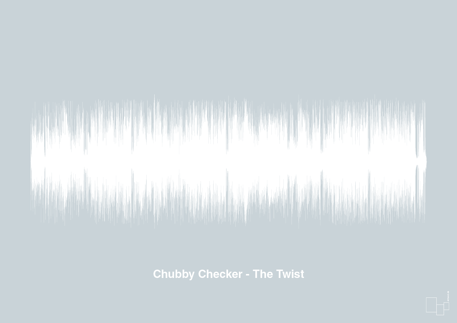 chubby checker - the twist - Plakat med Musik i Light Drizzle