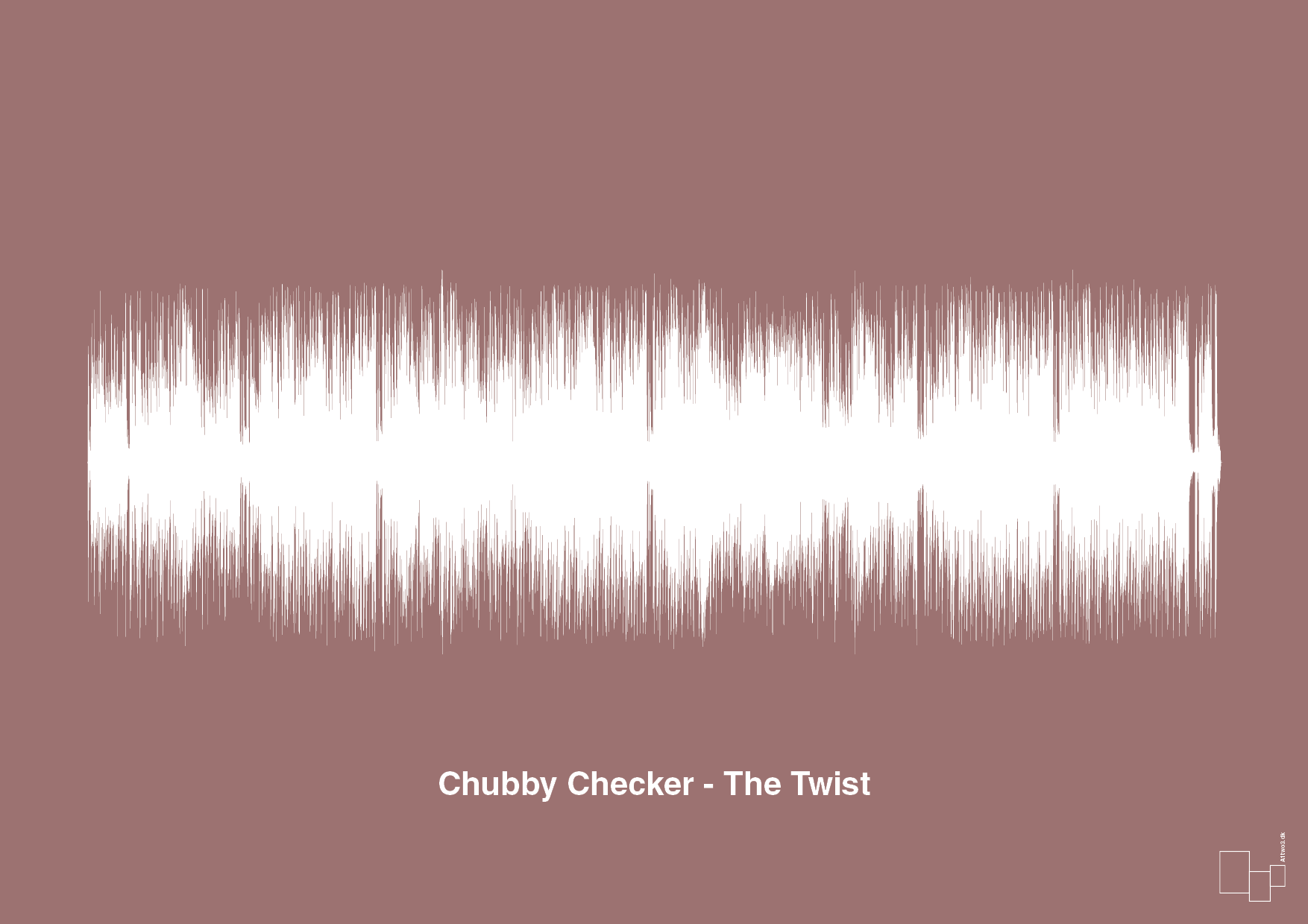 chubby checker - the twist - Plakat med Musik i Plum