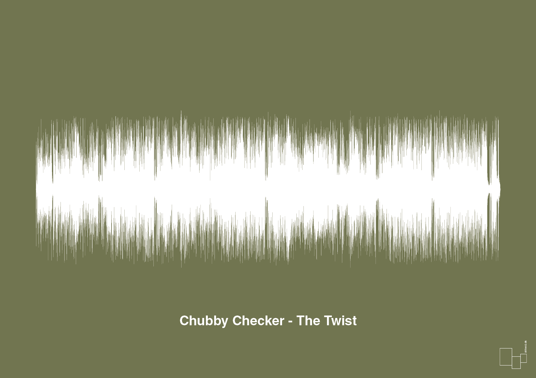 chubby checker - the twist - Plakat med Musik i Secret Meadow