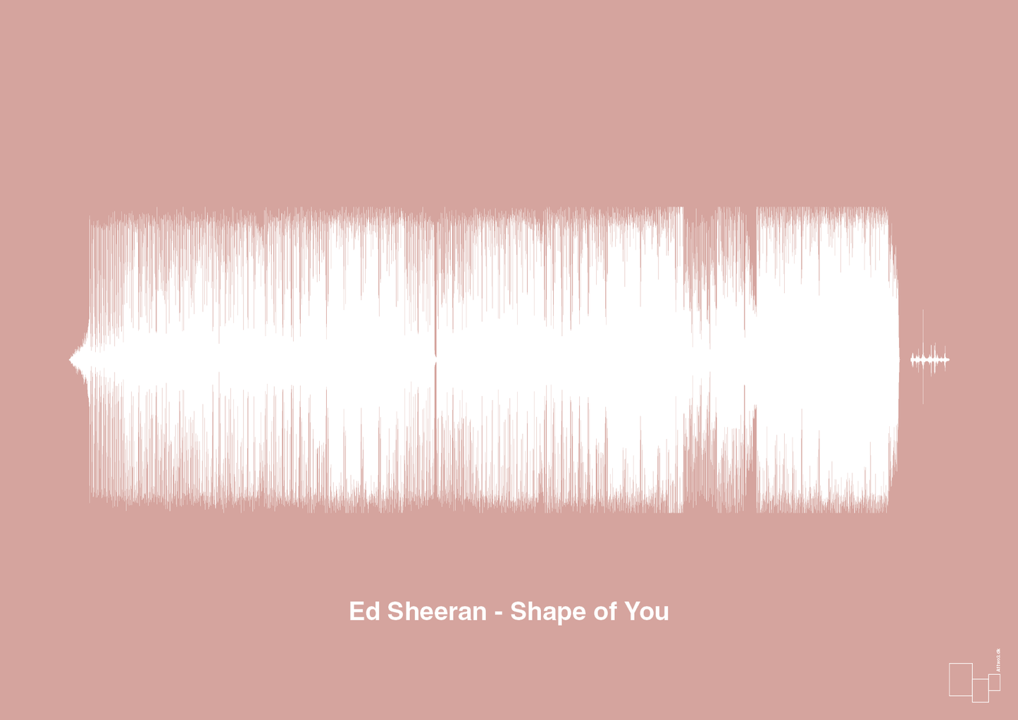 ed sheeran - shape of you - Plakat med Musik i Bubble Shell