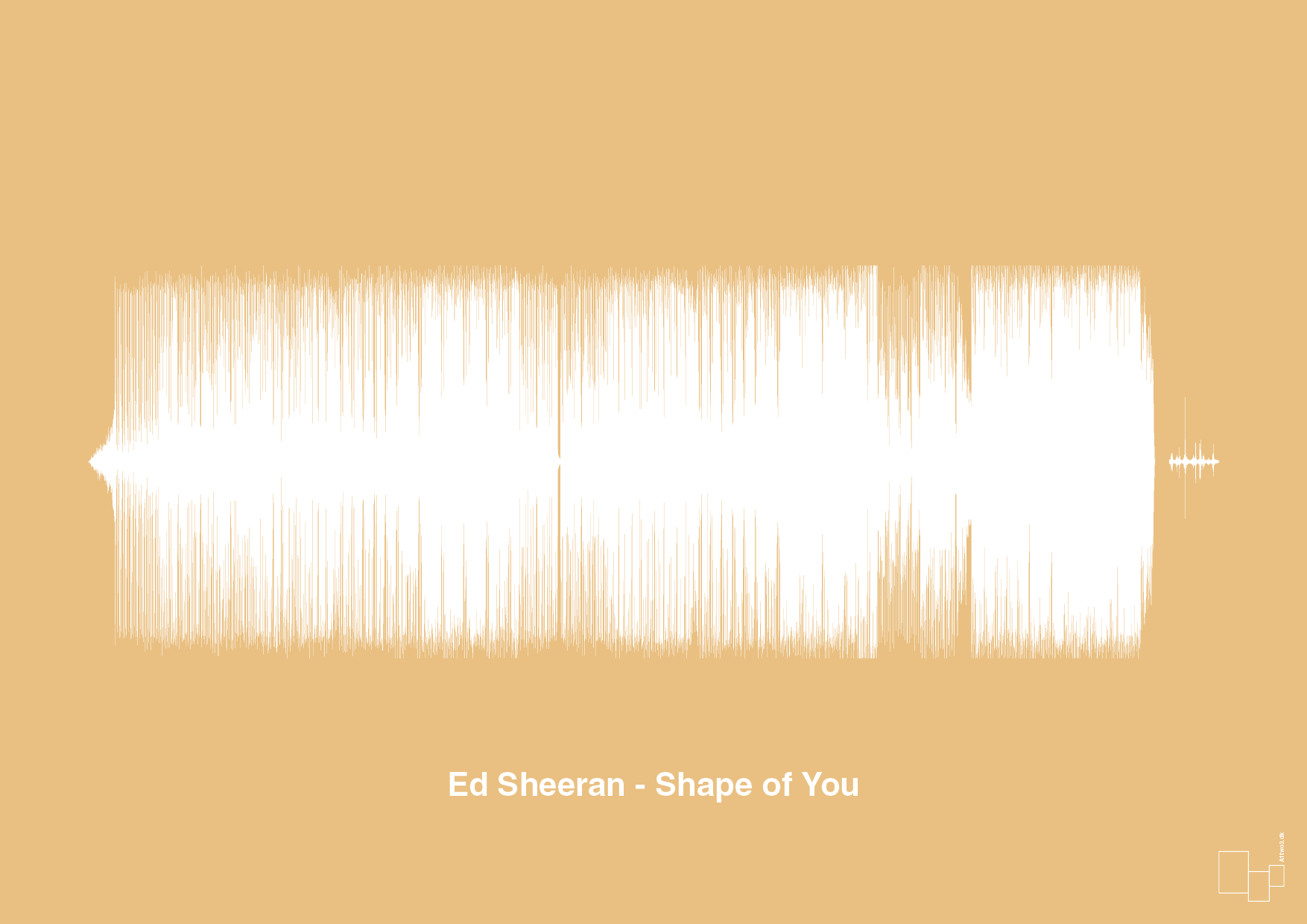 ed sheeran - shape of you - Plakat med Musik i Charismatic