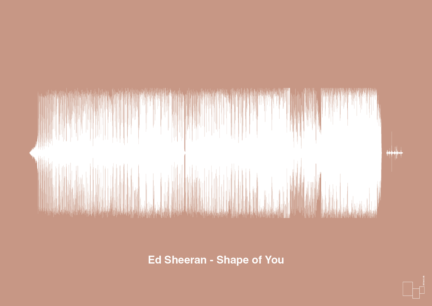 ed sheeran - shape of you - Plakat med Musik i Powder