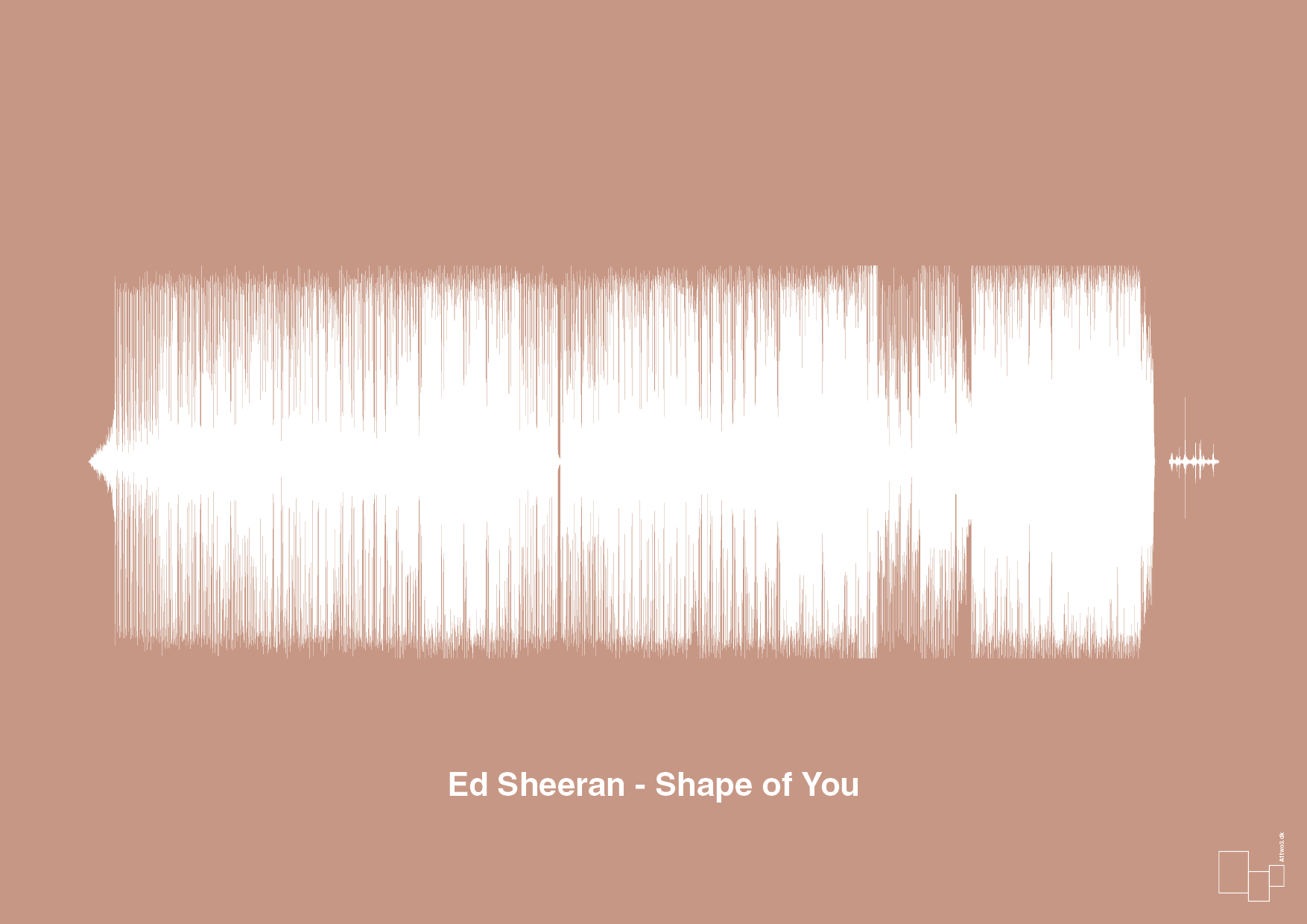 ed sheeran - shape of you - Plakat med Musik i Powder