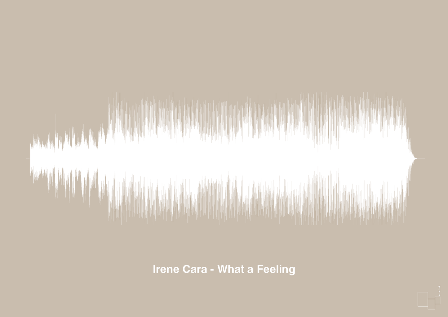 irene cara - what a feeling - Plakat med Musik i Creamy Mushroom