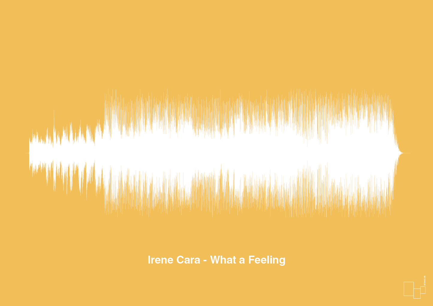 irene cara - what a feeling - Plakat med Musik i Honeycomb
