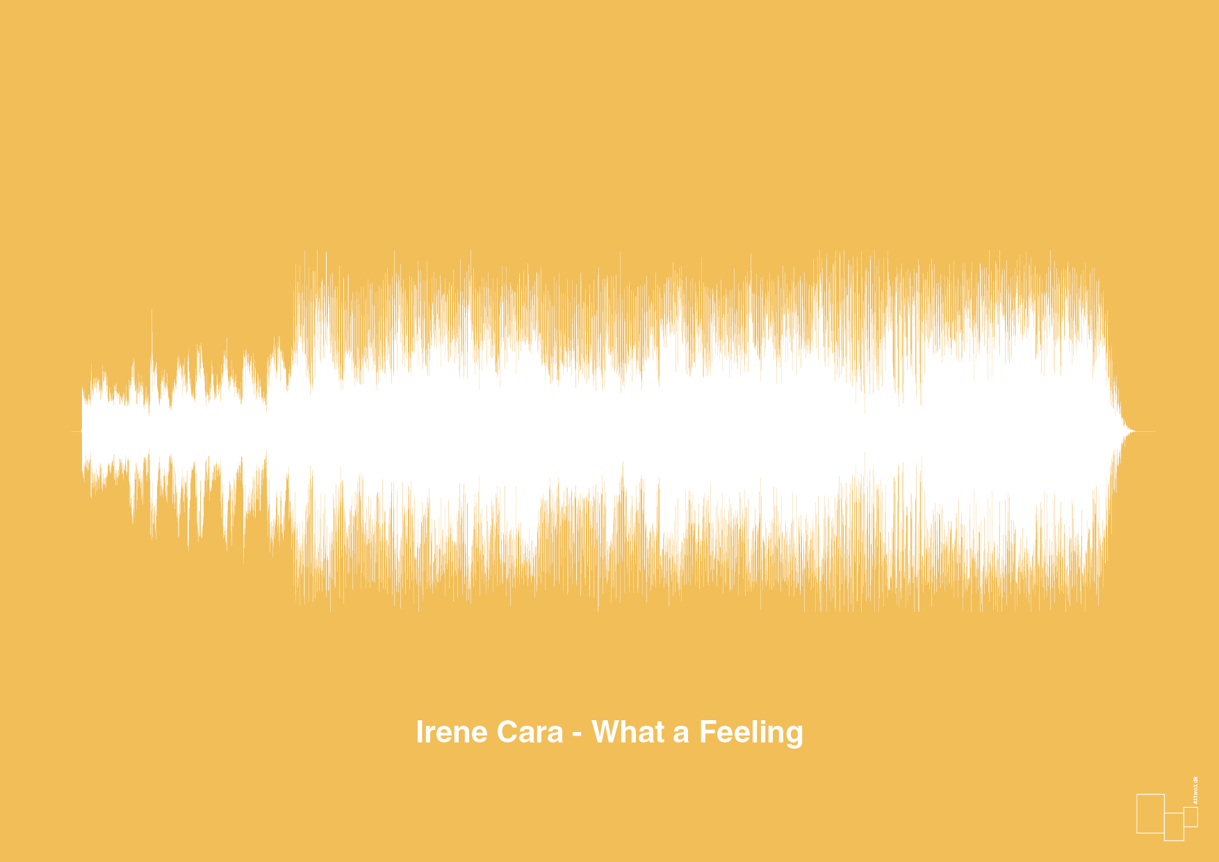 irene cara - what a feeling - Plakat med Musik i Honeycomb