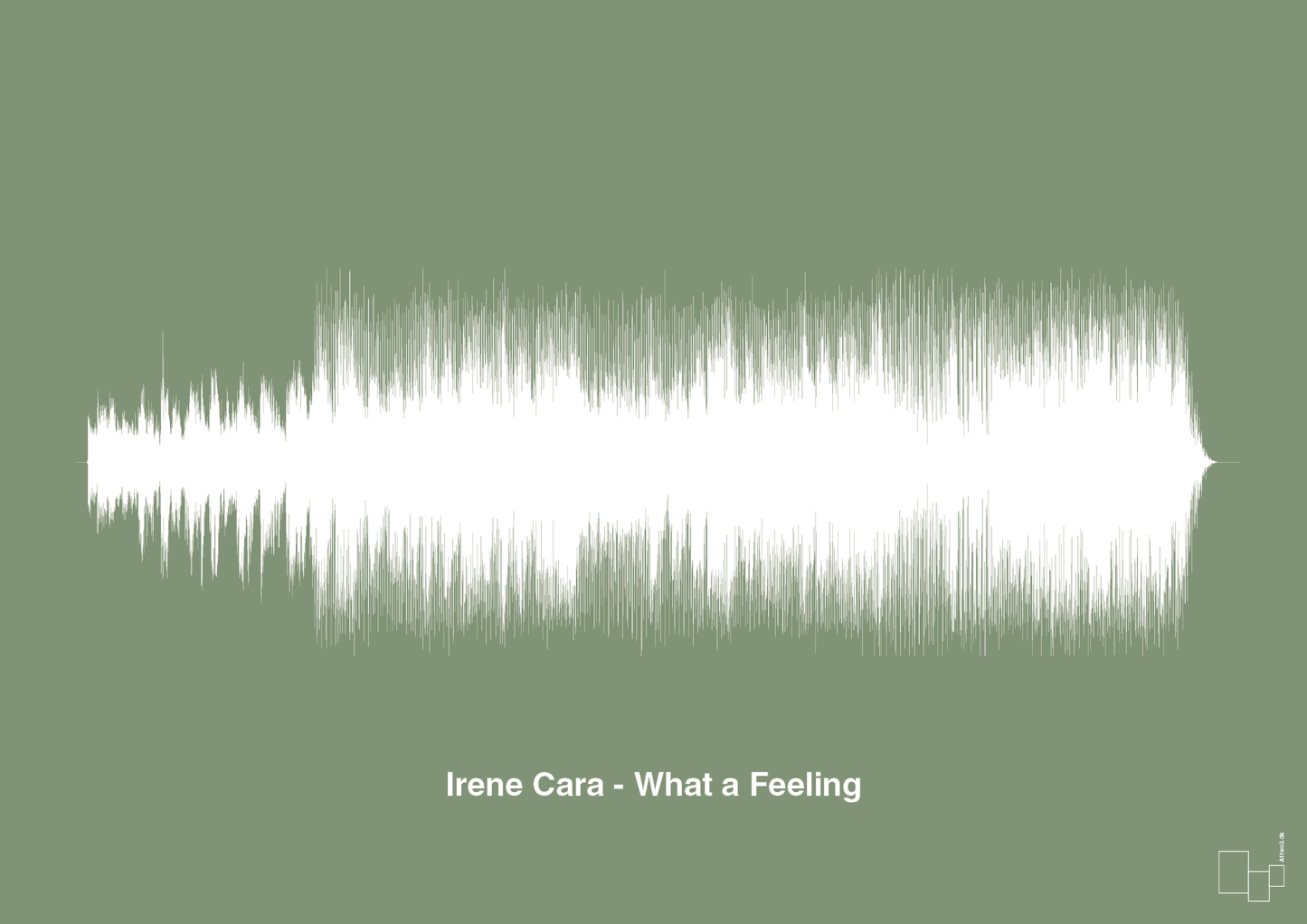 irene cara - what a feeling - Plakat med Musik i Jade