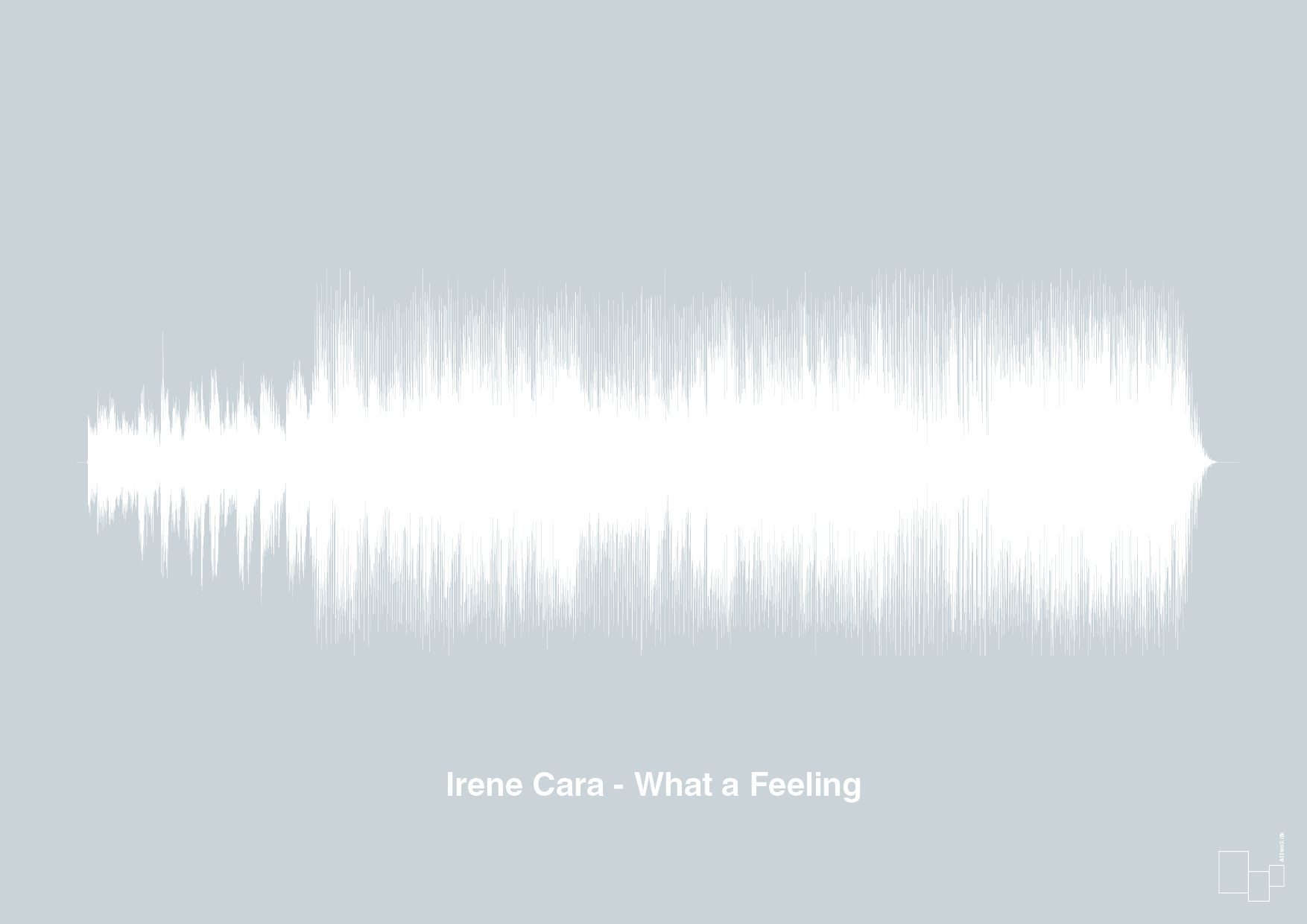 irene cara - what a feeling - Plakat med Musik i Light Drizzle