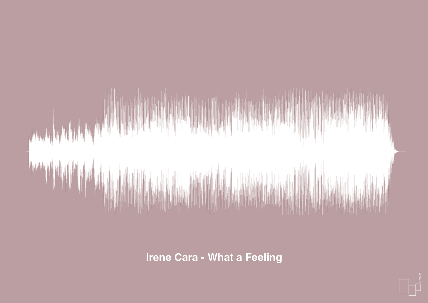 irene cara - what a feeling - Plakat med Musik i Light Rose
