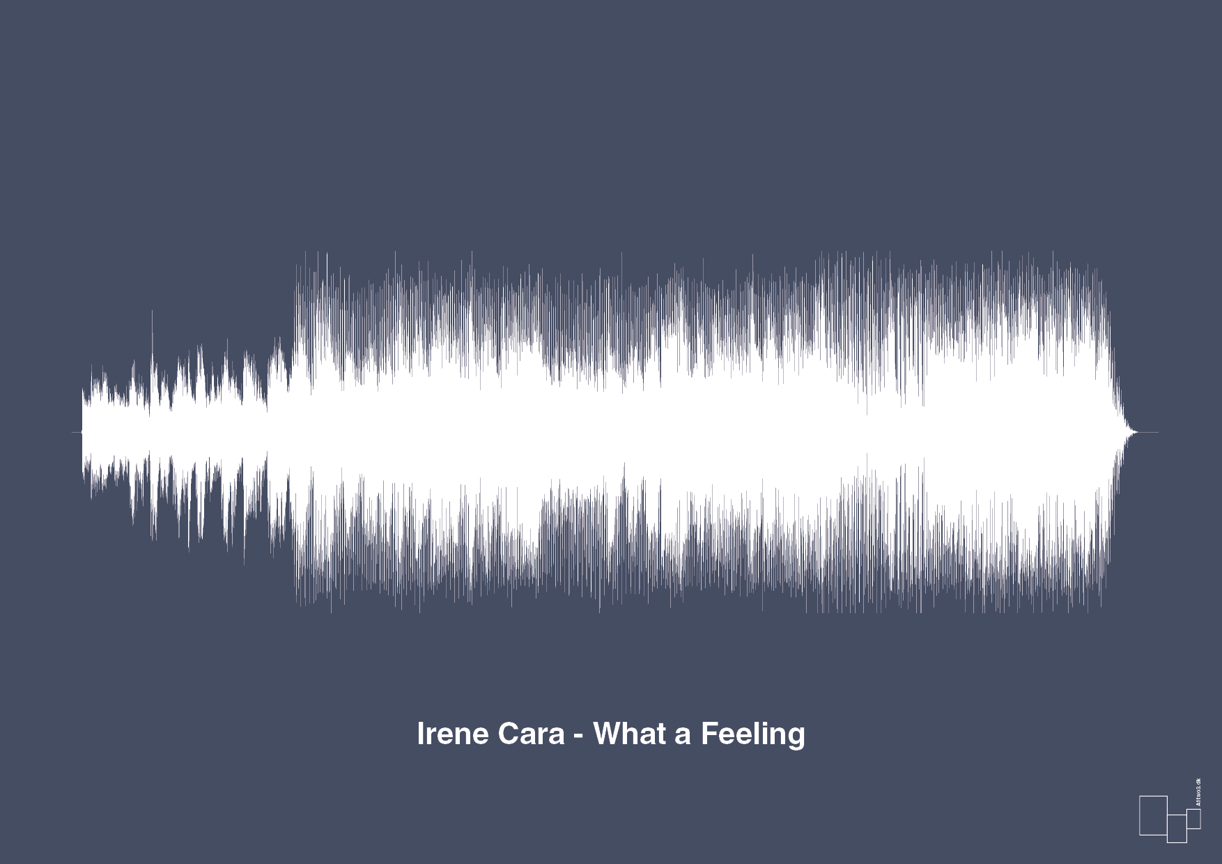 irene cara - what a feeling - Plakat med Musik i Petrol