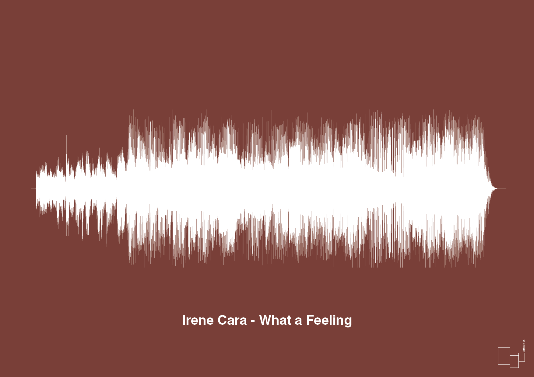 irene cara - what a feeling - Plakat med Musik i Red Pepper
