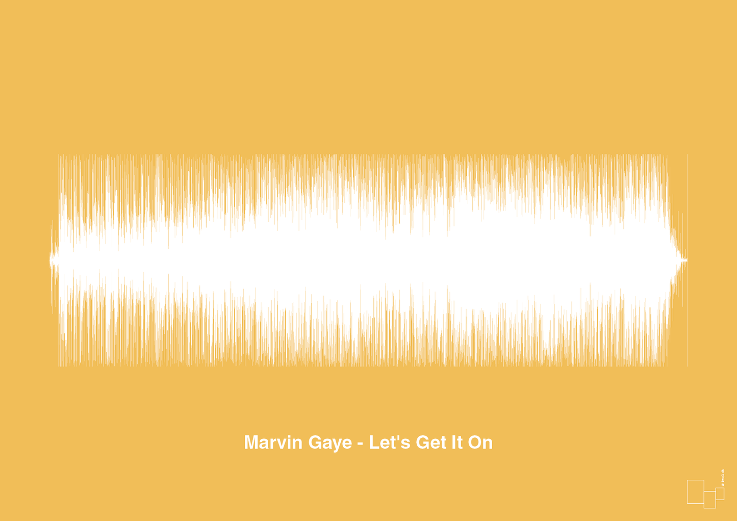 marvin gaye - let's get it on - Plakat med Musik i Honeycomb