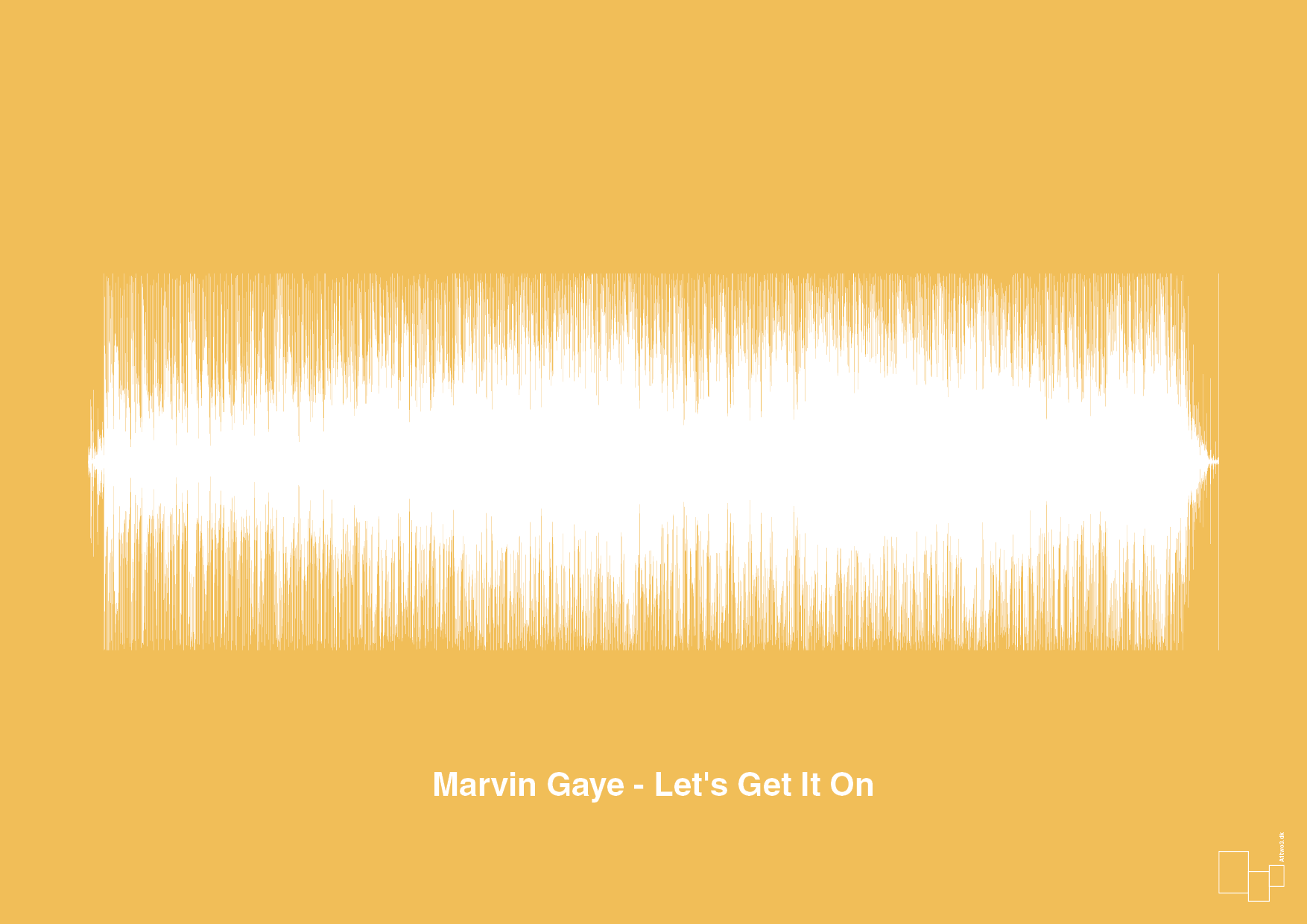 marvin gaye - let's get it on - Plakat med Musik i Honeycomb