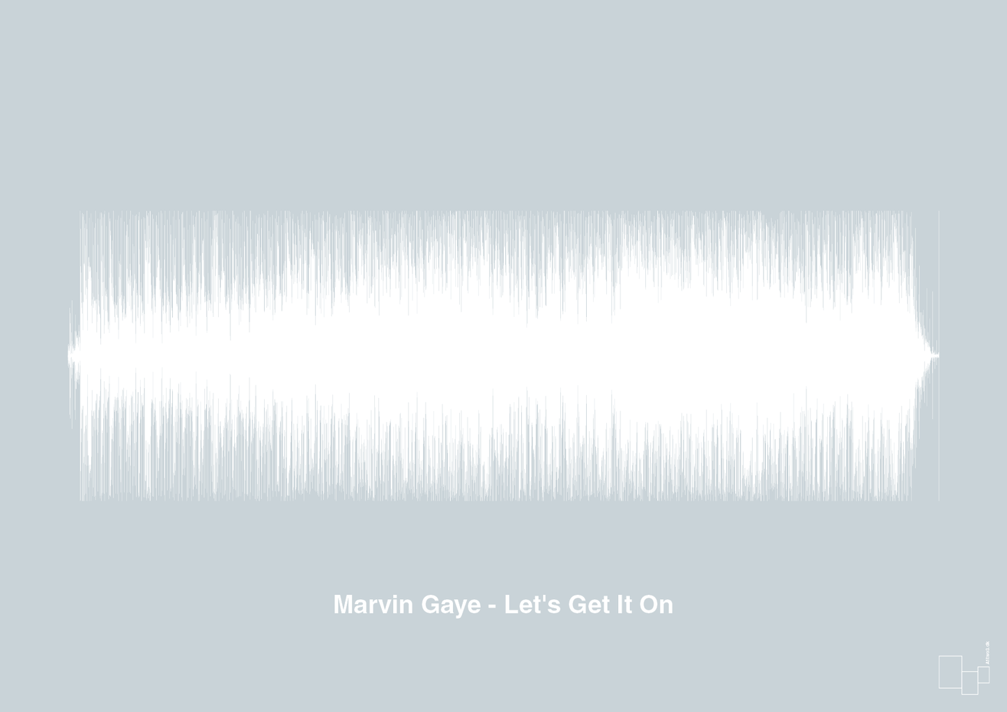 marvin gaye - let's get it on - Plakat med Musik i Light Drizzle