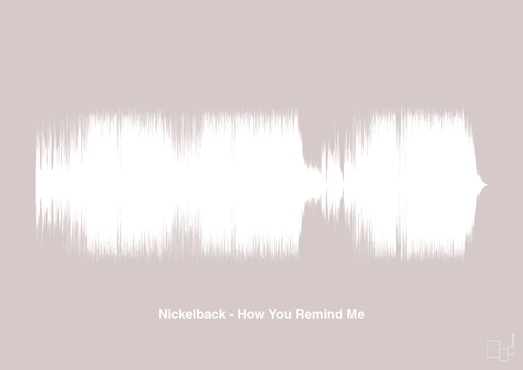 nickelback - how you remind me - Plakat med Musik i Broken Beige