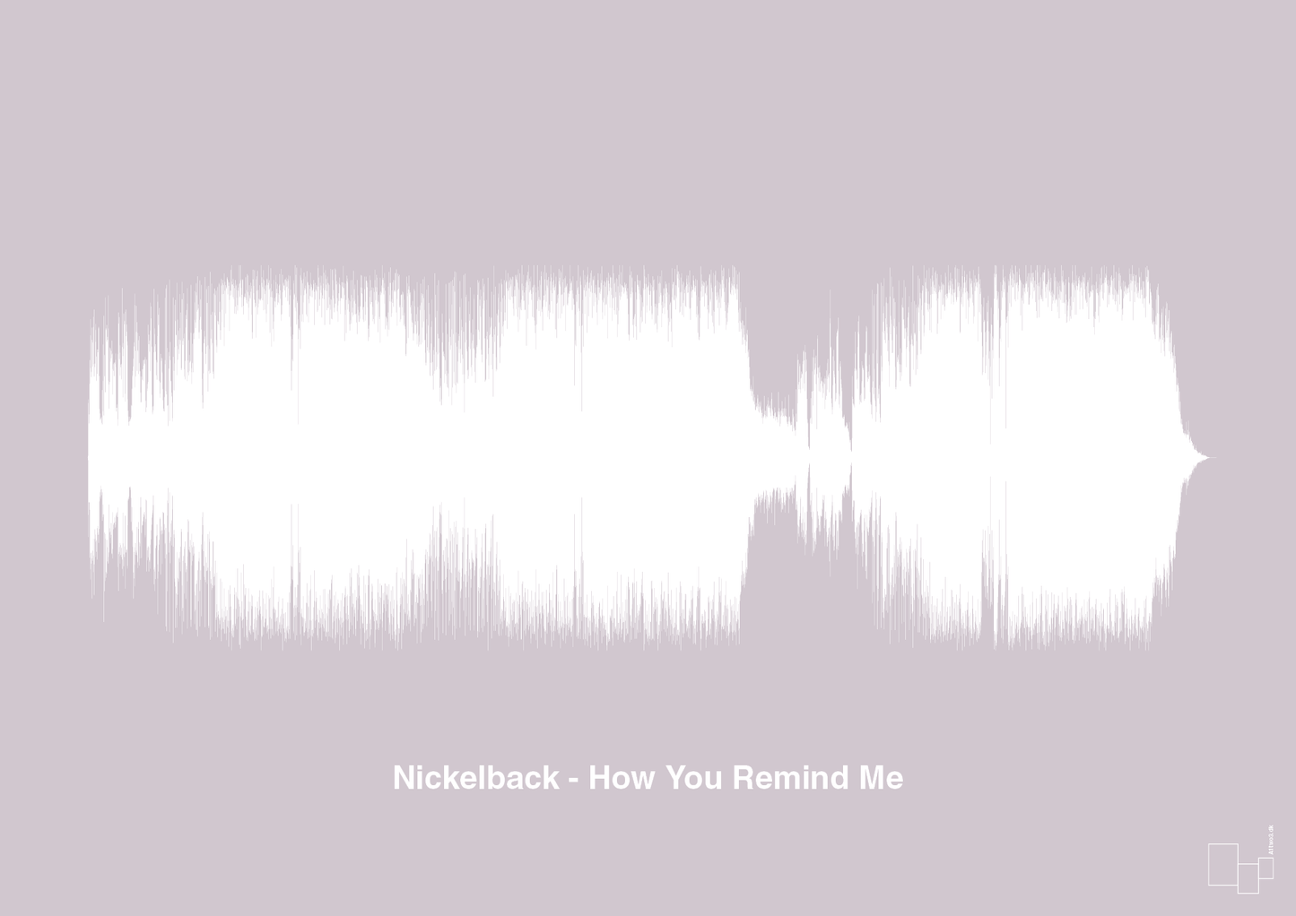 nickelback - how you remind me - Plakat med Musik i Dusty Lilac