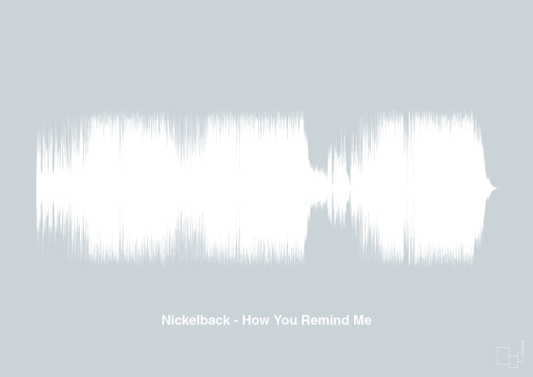 nickelback - how you remind me - Plakat med Musik i Light Drizzle
